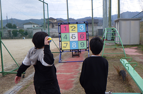 きのかわ支援学校 キンボール・的あて他
