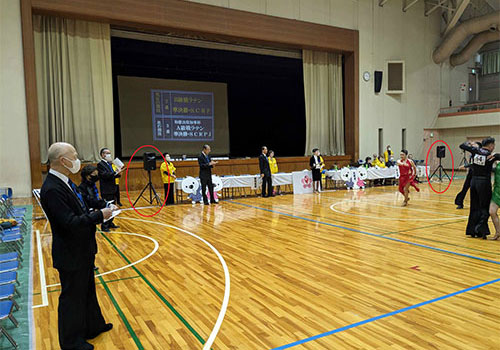 和歌山県ダンススポーツ連盟　社交ダンス用の音響機器